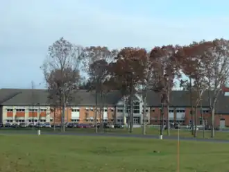 View of Uxbridge High School in 2012.