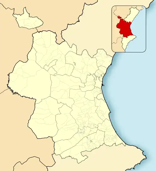 Llombai is located in Province of Valencia