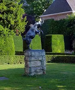 Statue in the Den Halder Park in Valkenburg
