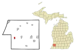 Location of Hartford, Michigan