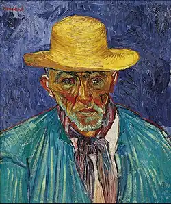 Portrait of a Peasant (Patience Escalier), first version, August 1888, oil on canvas, 64.1 x 54.6 cm, Norton Simon Museum (F443)