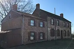 Van Veghten House, looking west