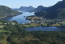 View of the Vatne area