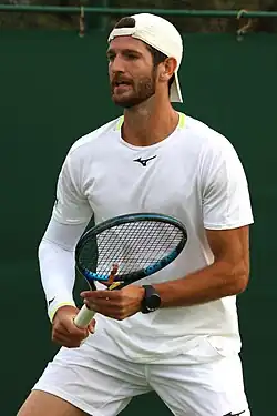 Andrea Vavassori was part of the winning mixed doubles team in 2025.