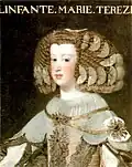 Infanta Maria Teresa (1650s), Studio of Diego Velásquez.