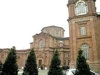 The exterior and main façade of the church