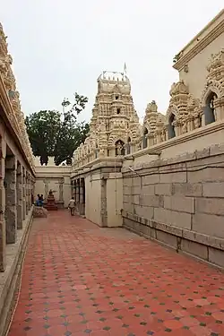 View from the rear in the Gunjanarasimhaswamy temple at Tirumakudal Narasipura