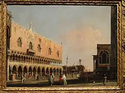 View of the Piazzetta San Marco Looking South