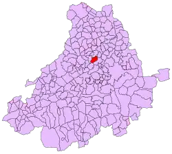 Location of Villaflor