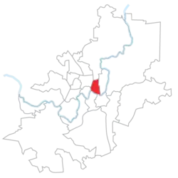 Location of Šnipiškės