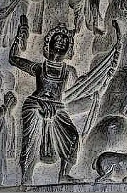 arched harp from Sikri Yusufzai stupa