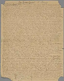 Vincent van Gogh: Letter to Albert Aurier, 8 or 9 February 1890.