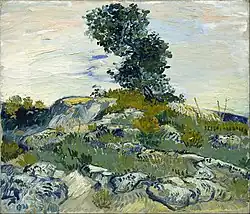 Vincent van Gogh, The Rocks (1888), 54.9 × 65.7 cm