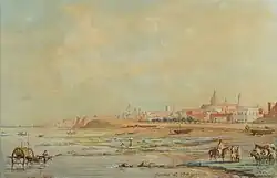 Buenos Aires view, watercolour.
