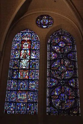 Bay 30 Notre-Dame de la Belle-Verrière and Lives of Saint Anthony and Saint Paul