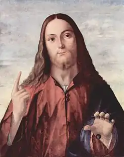 Vittore Carpaccio, Salvator Mundi (c. 1510), Isaac Delgado Museum of Art, New Orleans.[158]