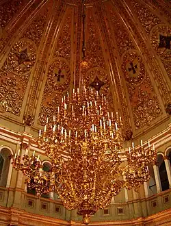 Chandelier in the Grand Kremlin Palace