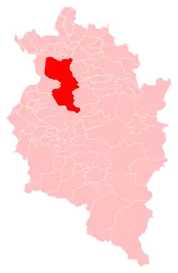 Location of Dornbirn within Vorarlberg
