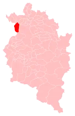 Location of Lustenau within Vorarlberg