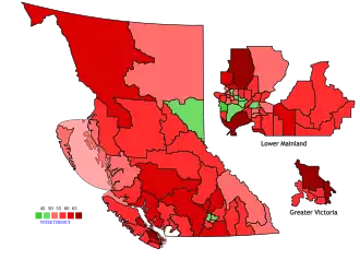 Voter turnout in the 2013 BC general election