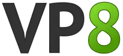 VP8 logo