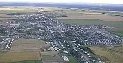 Aerial view of Normandin