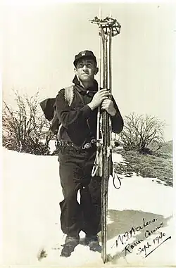 W. F. Waters on the Bogong High Plain