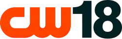 The CW logo in orange next to a black number 18 in sans-serif.