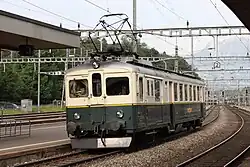 BDe 2/4 101, here operated as "Dame du Léman" of the Museumsbahn Compagnie ferroviaire du Léman