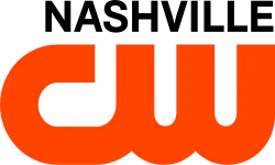The CW logo in red-orange with the word "Nashville" above it, right-aligned, in a sans serif.