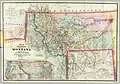 de Lacy's 1872 map of the Montana Territory