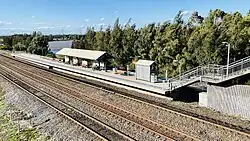 Platforms viewed from footbridge