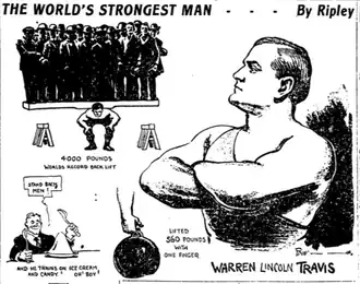 The World's Strongest Man, 1921