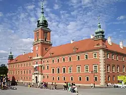 Royal Castle in Warsaw, main facade (1614–19)