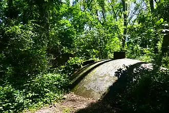 Remains of old water supply facilities