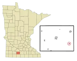 Location of Lewisville, Minnesota