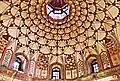 The central dome of the cold chamber features geometric frescoes