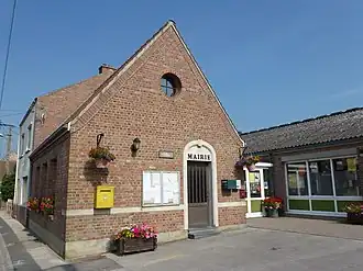 The town hall in Wemaers-Cappel