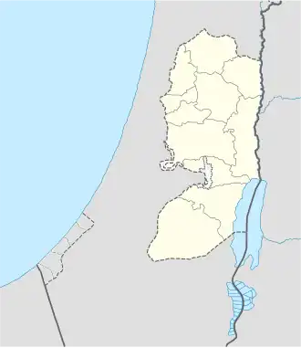 Nabi Musa is located in the West Bank