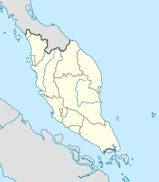 Operation Termite is located in Peninsular Malaysia