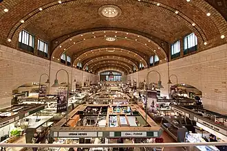 Interior of the market