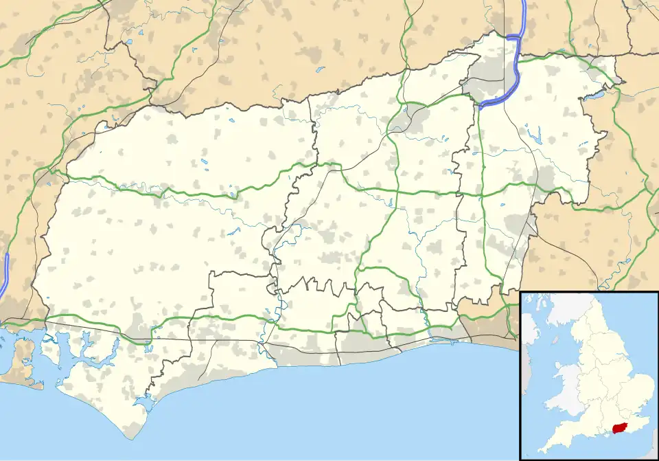 Sompting is located in West Sussex