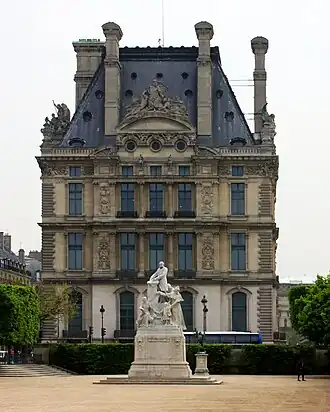 West façade in 2013