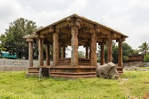 Mandapa near Ancient well