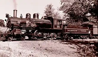 No. 98 hauling an excursion trains in the 1980s