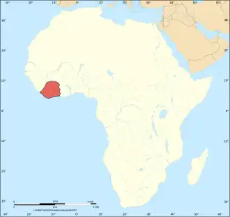 Windward Coast location in red