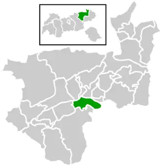 Location within Kufstein district
