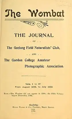 Old yellowed page from a journal