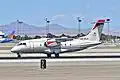 A FlyMex Fairchild Dornier 328-310 JET (XA-ALA) at McCarran International Airport.