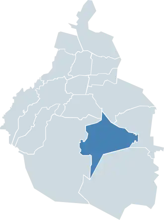 Xochimilco within Mexico City